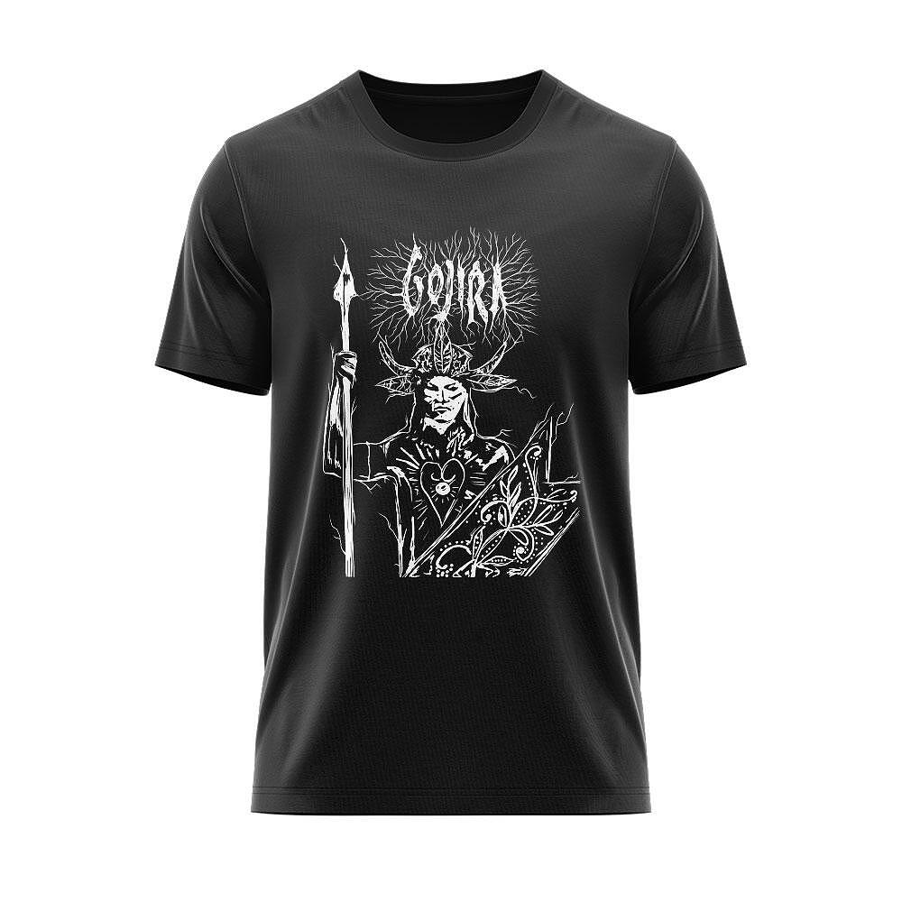 Tricou Gojira 18 Fortitude Alb și Negru