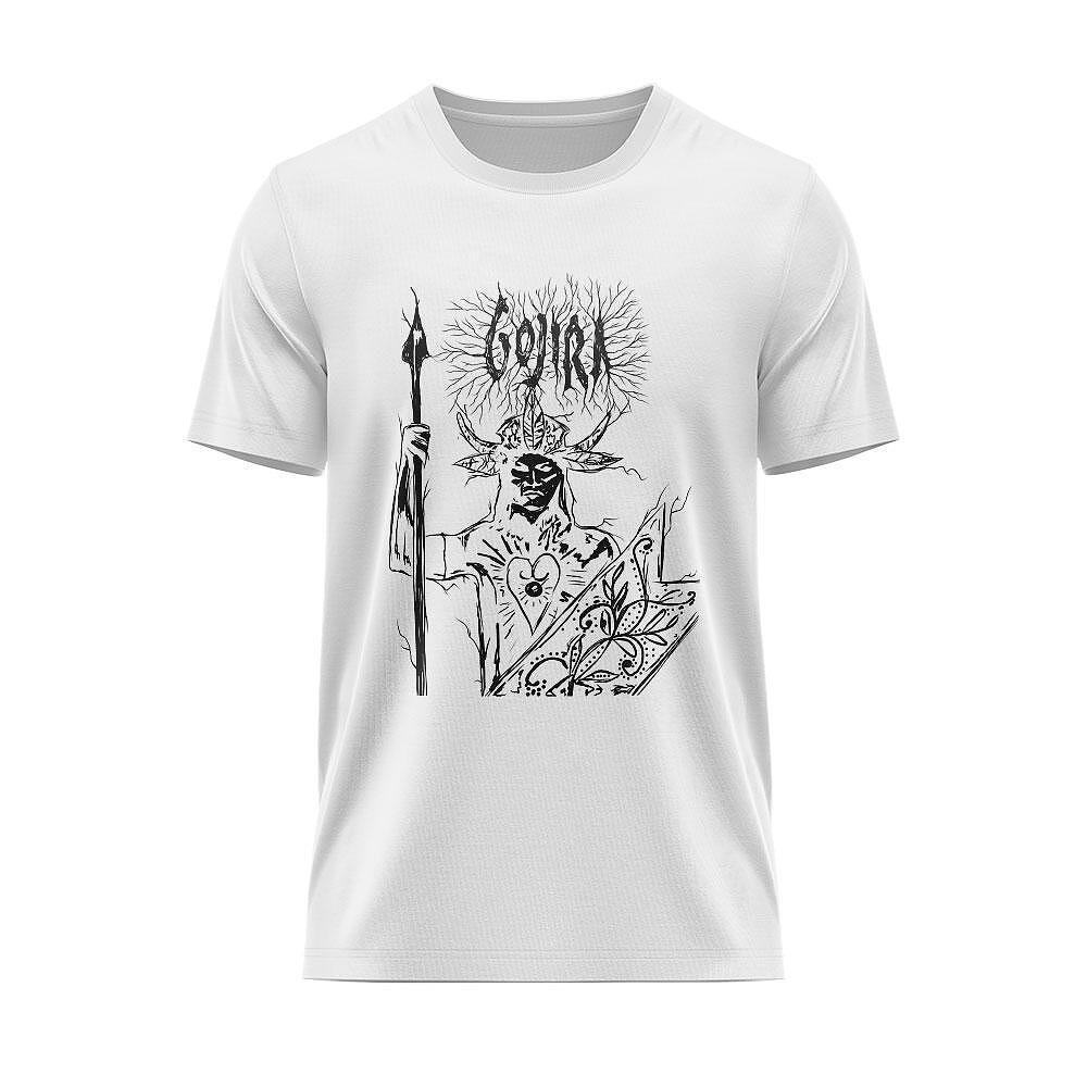 Tricou Gojira 18 Fortitude Alb și Negru