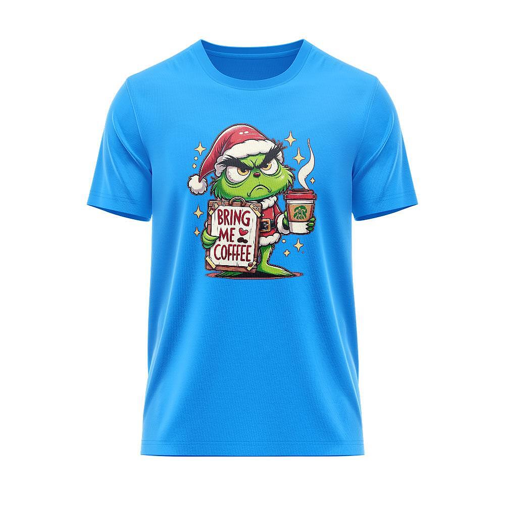 Тениска Christmas Grinch Bring Me Coffee CHR_43