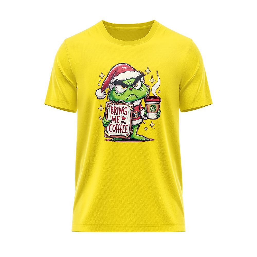 Тениска Christmas Grinch Bring Me Coffee CHR_43