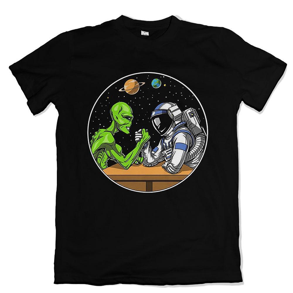 T-Shirt Alien vs Astronaut