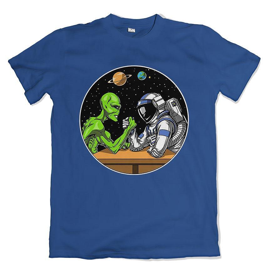 T-Shirt Alien vs Astronaut