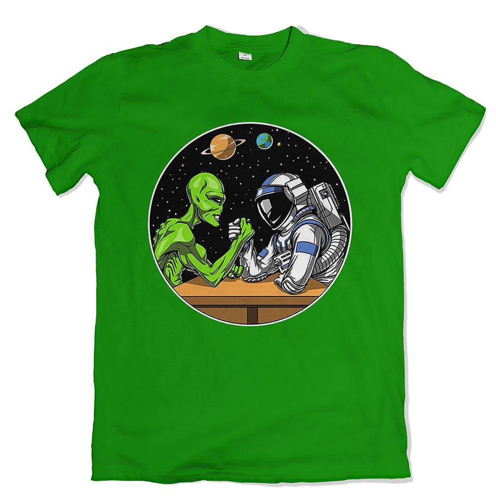 T-Shirt Alien vs Astronaut