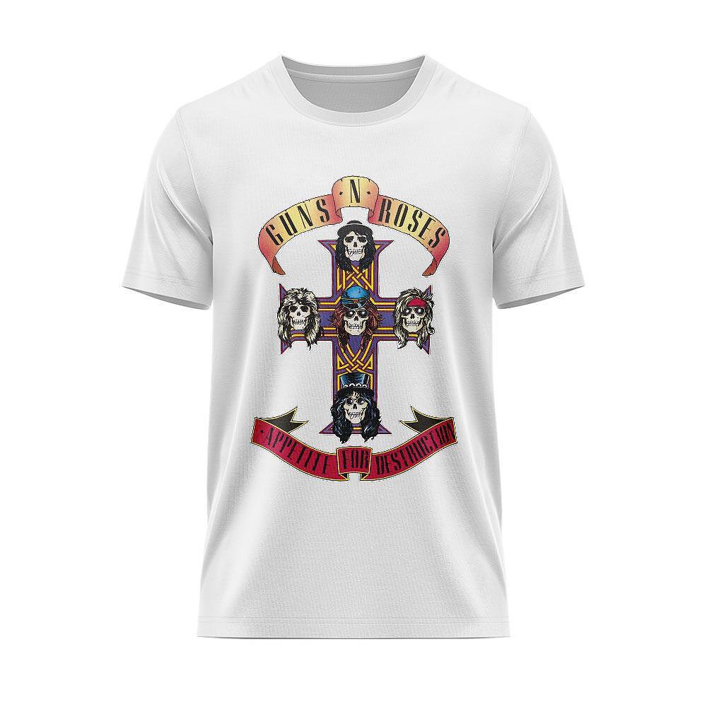 Tricou Guns 'N' Roses - Appetite for Destruction Cross Logo