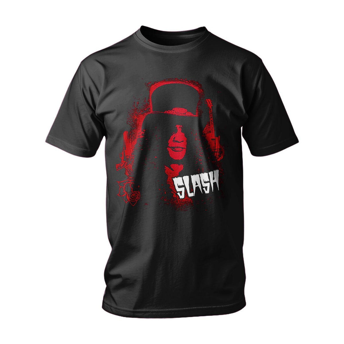 Guns 'N' Roses Slash Curly Hair & Rock'n'Roll T-Shirt