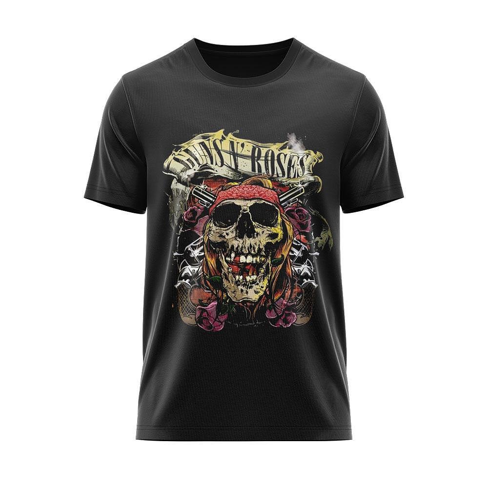 T-shirt Guns 'N' Roses - Art Skull