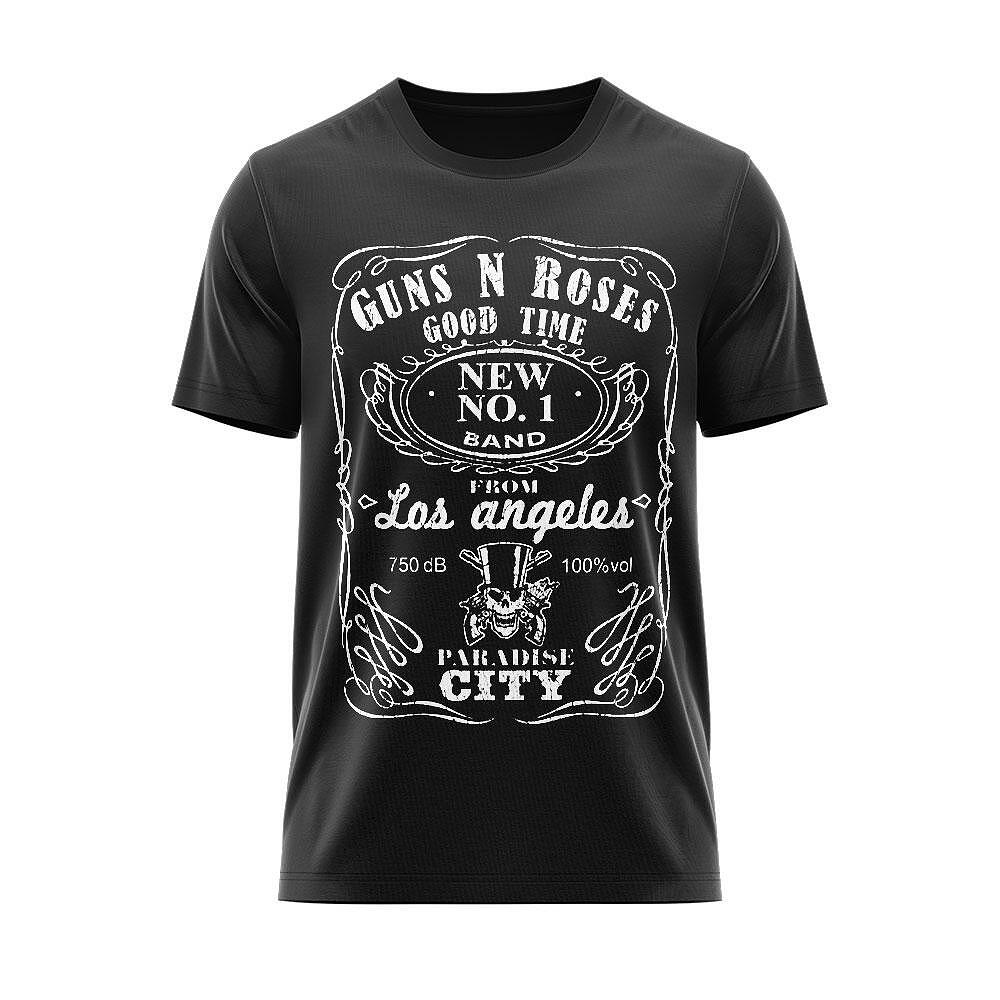 Guns N' Roses T-shirt - Jack Daniel's Logo