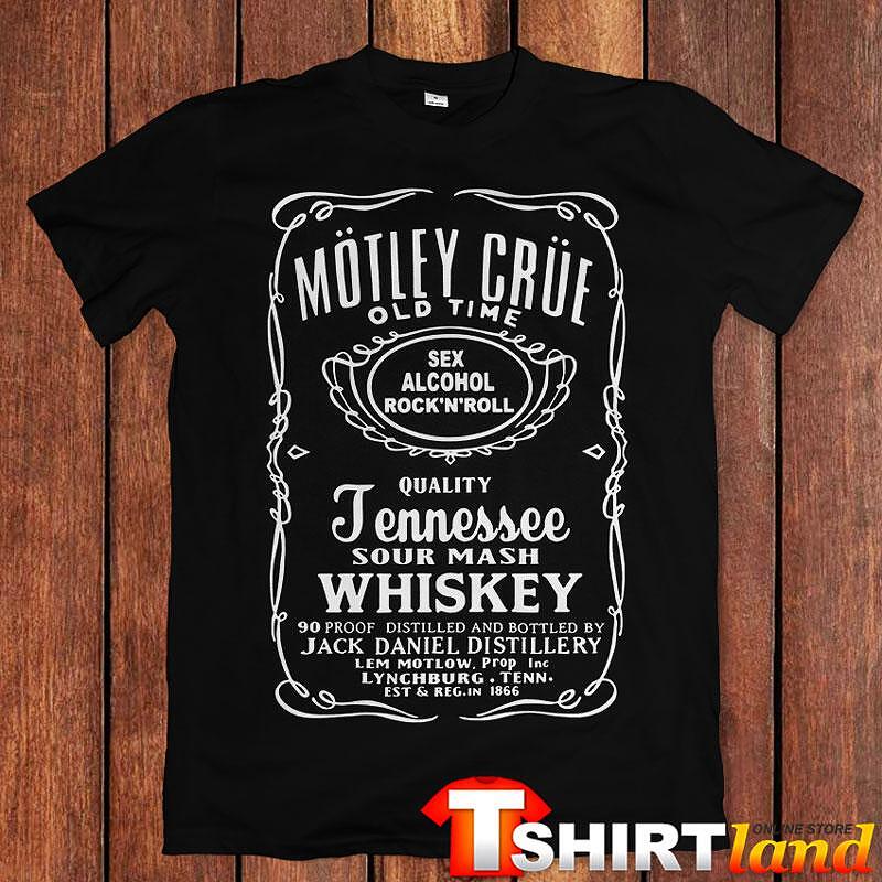 Motley Crue T-shirt - Logo Jack Daniel's