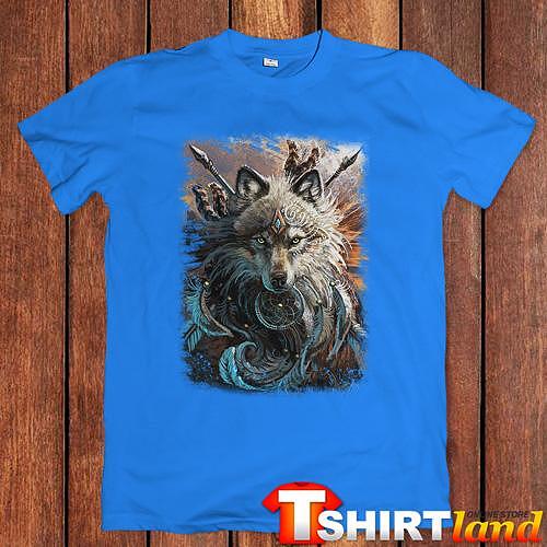 Тениска ''Indian Wolf Chief"
