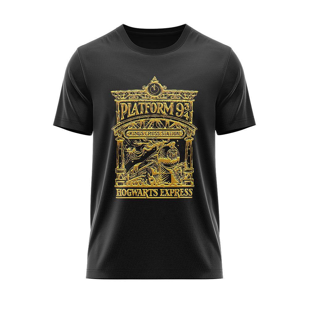Tricou Harry Potter HP_45 Golden Platform 9 3/4