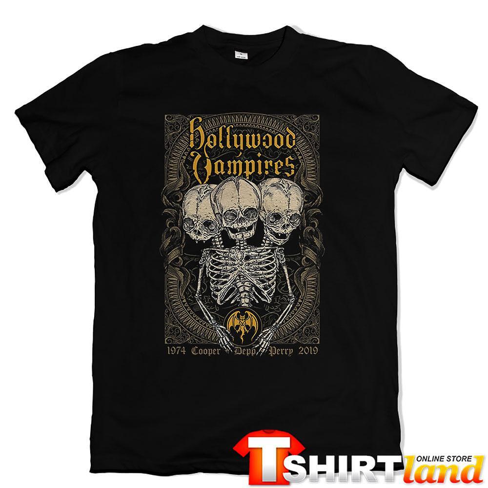 T-shirt Hollywood Vampires Cooper Depp Perry