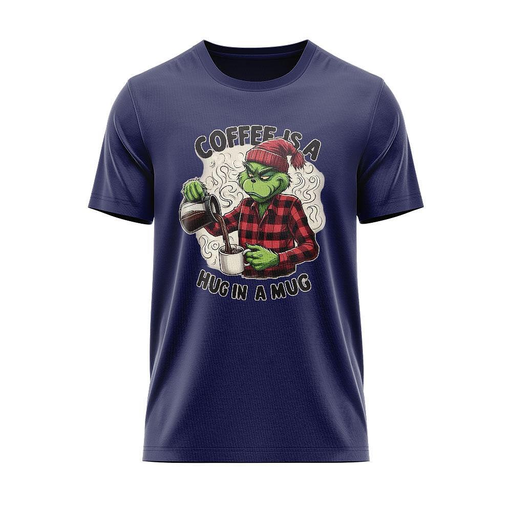 Tricou Grinch Coffee Is A Hug In A Mug CHR_42