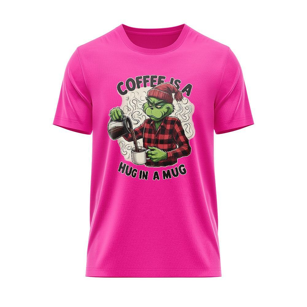 Tricou Grinch Coffee Is A Hug In A Mug CHR_42