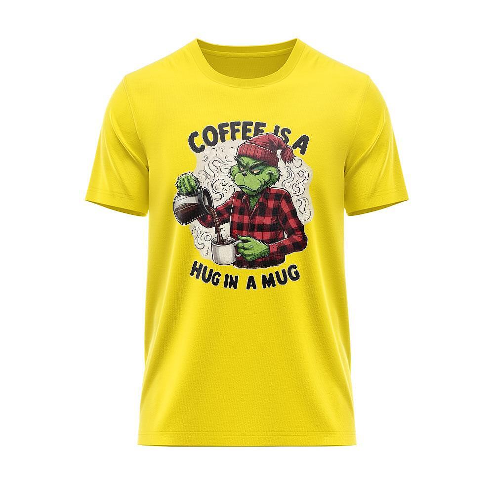 Tricou Grinch Coffee Is A Hug In A Mug CHR_42