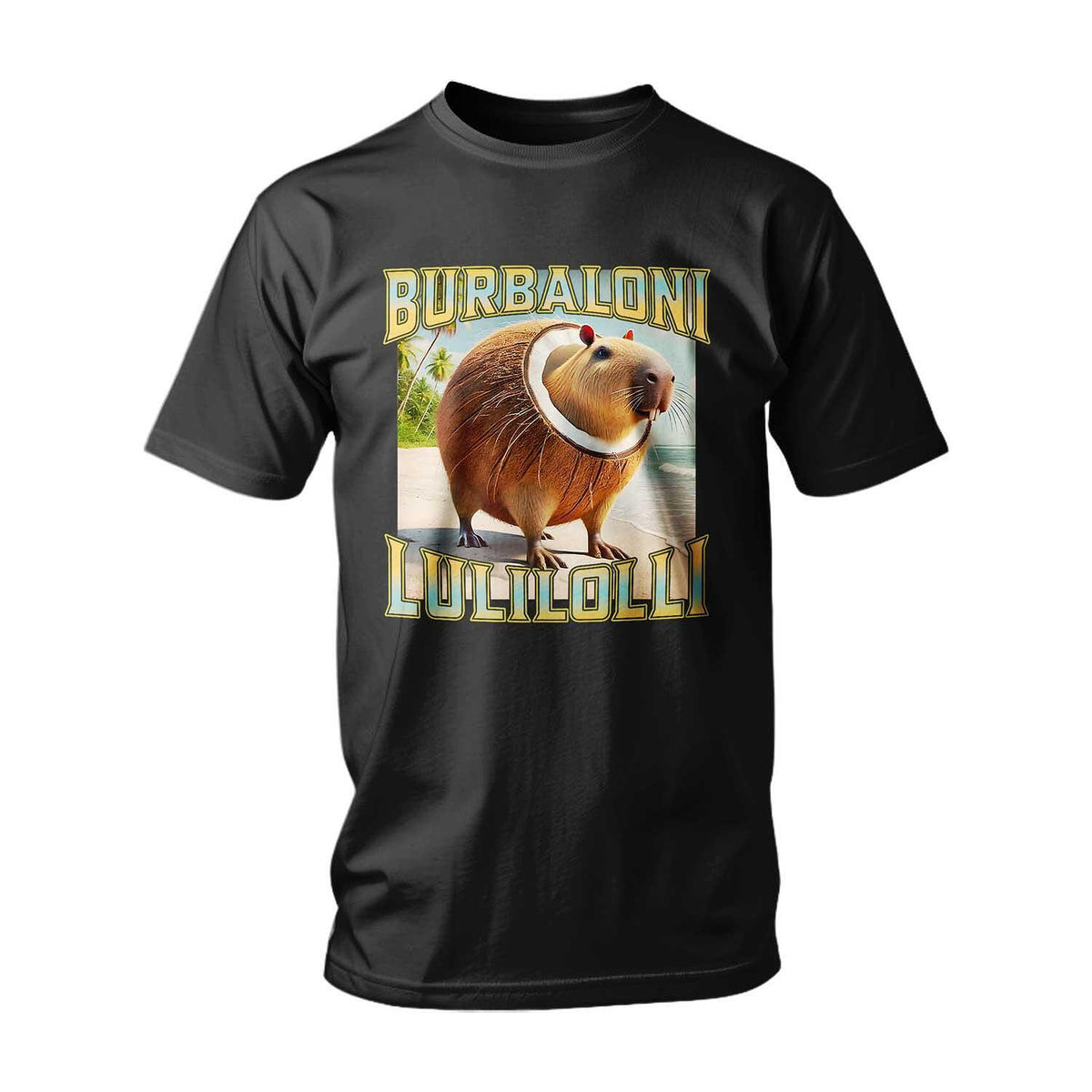 Tricou ITALIAN BRAINROT BURBALONI LULILOLLI BEACH