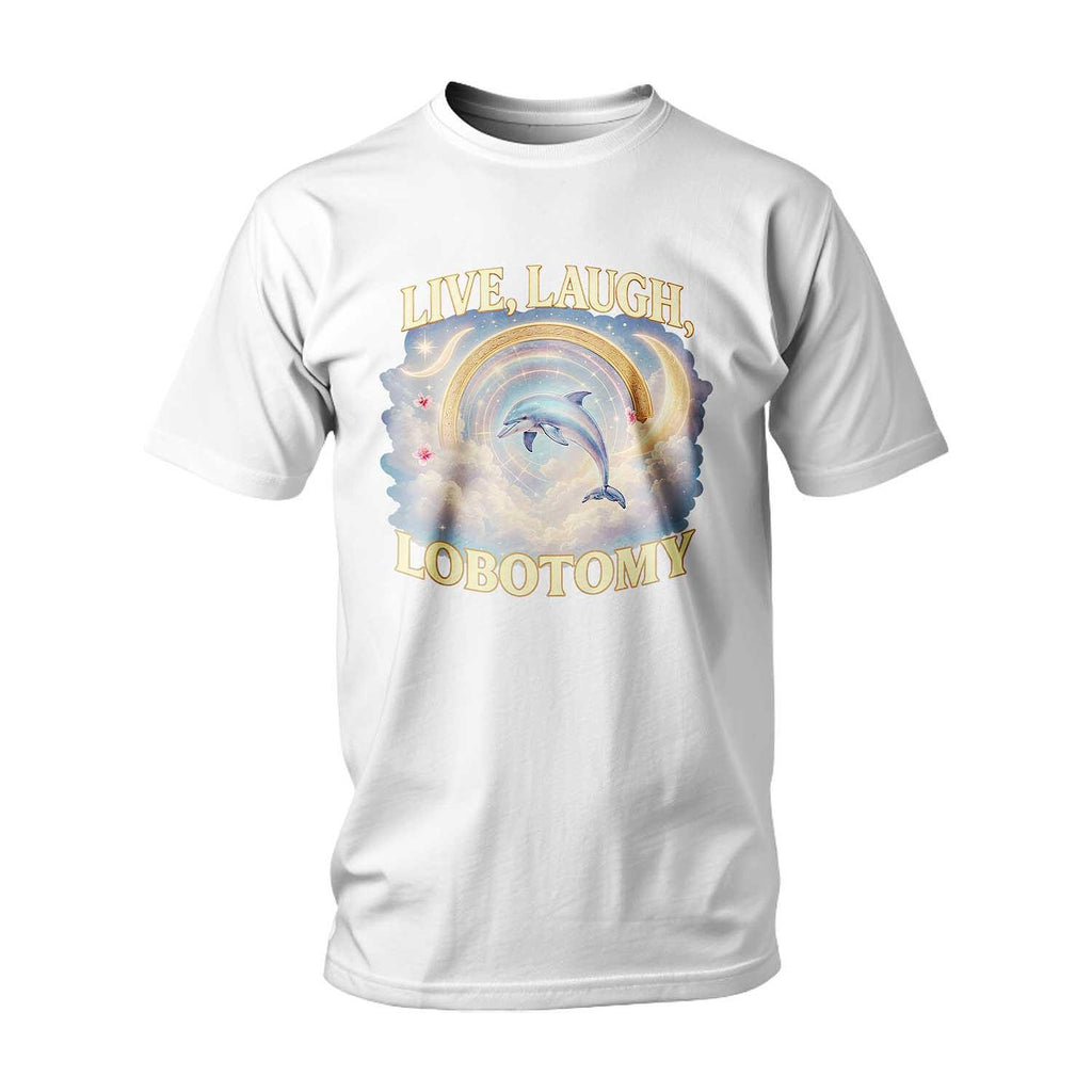 T-shirt ITALIAN BRAINROT LIVE, LAUGH, LOBOTOMY