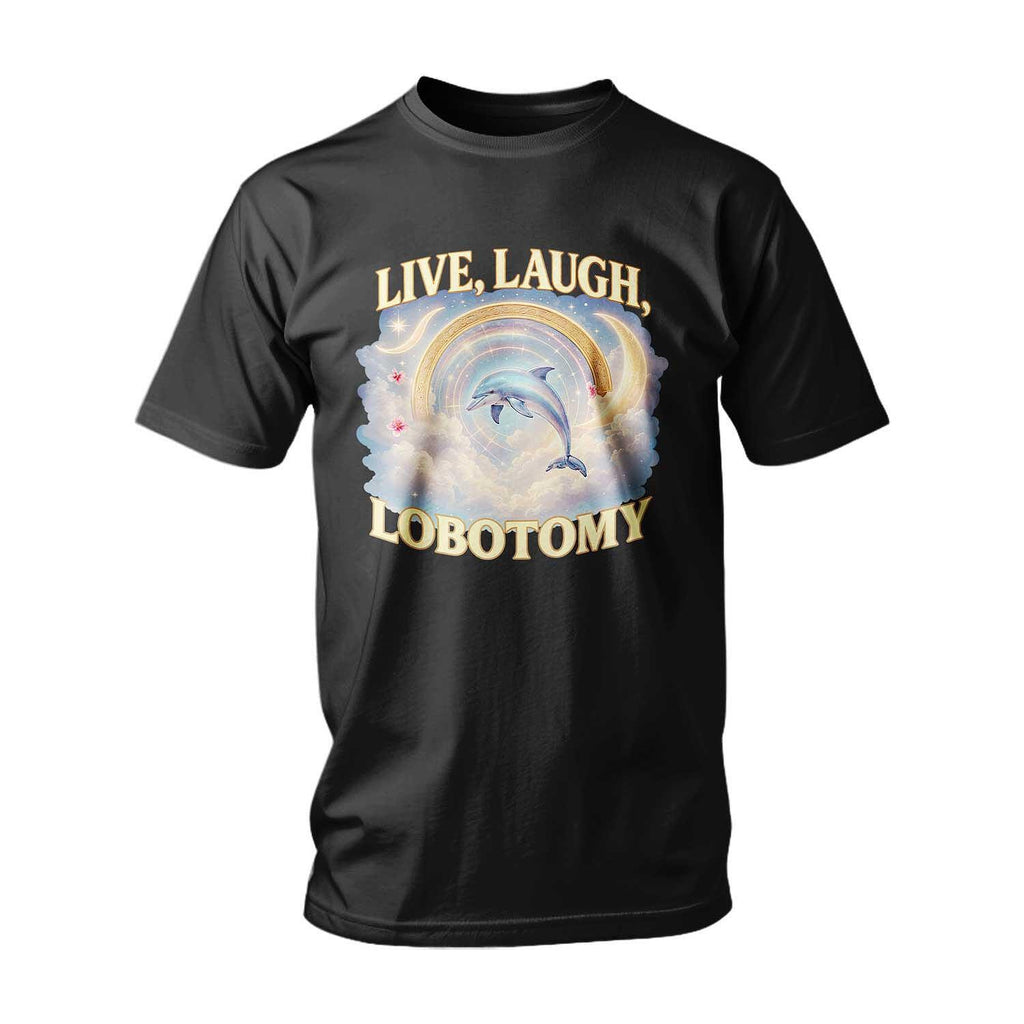 T-shirt ITALIAN BRAINROT LIVE, LAUGH, LOBOTOMY