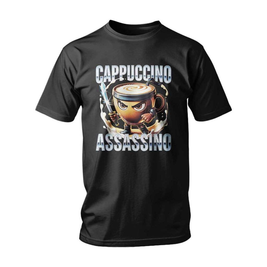 Tricou ITALIAN BRAINROT CAPPUCCINO ASSASSINO ANIME
