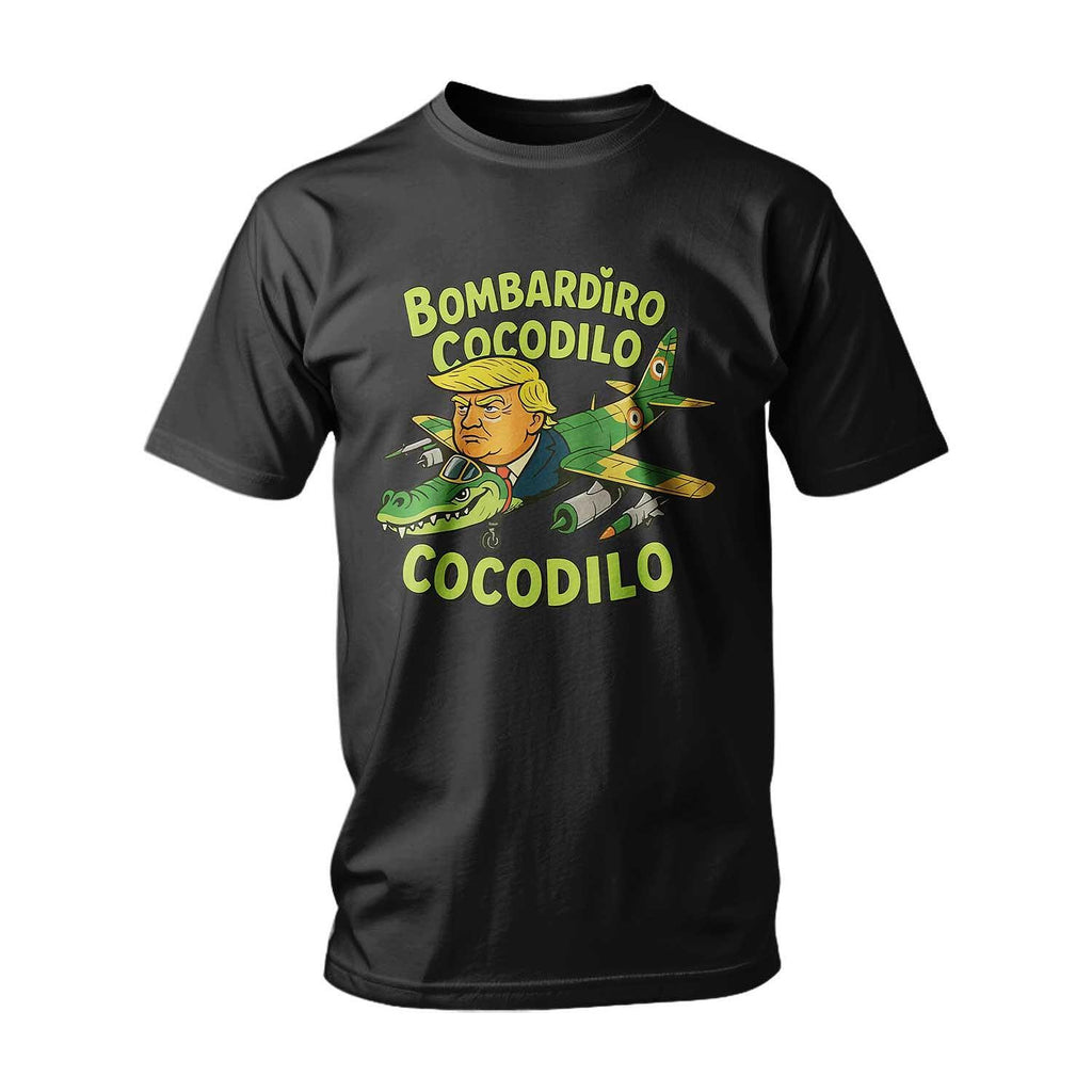 Tricou ITALIAN BRAINROT BOMBARDIRO CROCODILO PLANE
