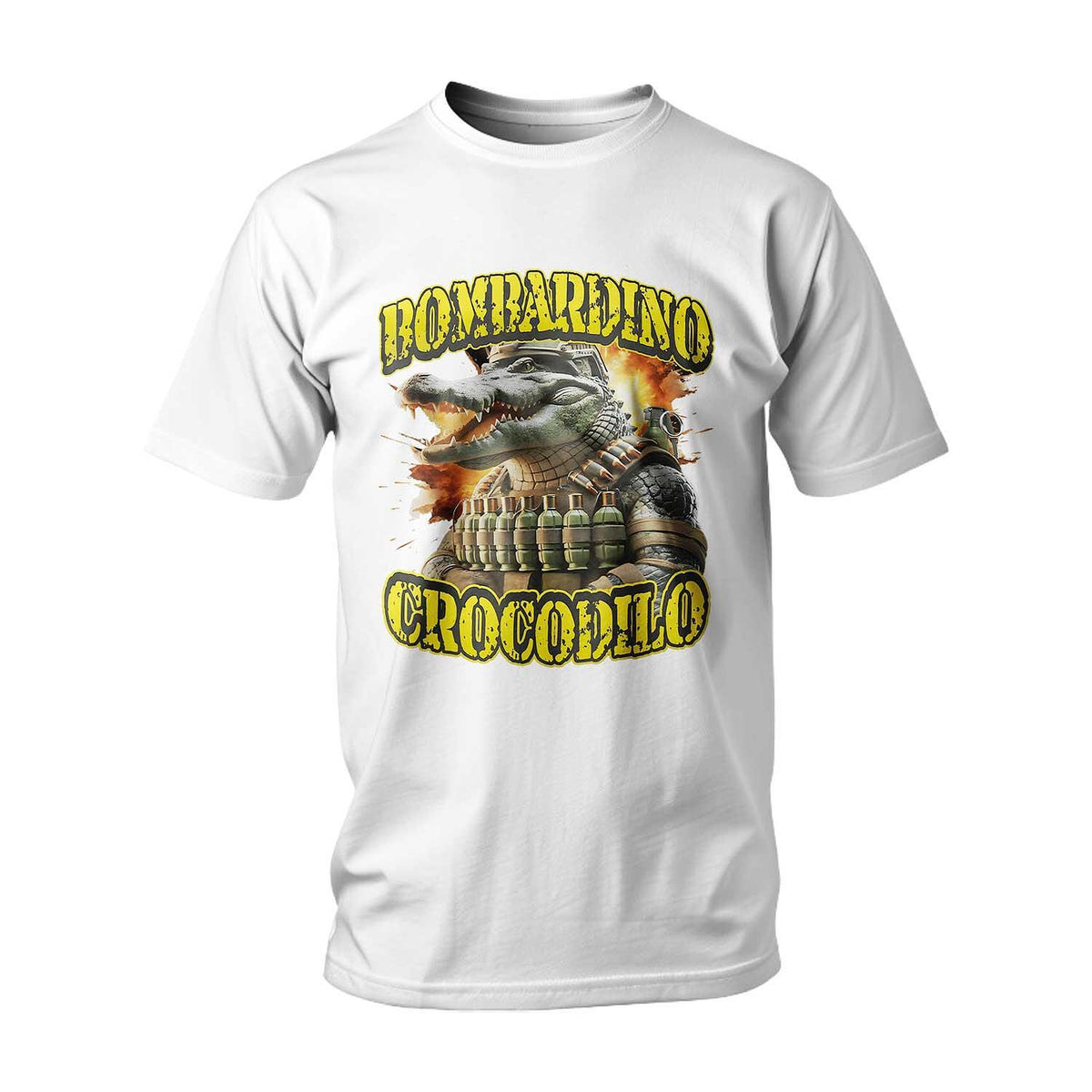 T-shirt ITALIAN BRAINROT BOMBARDINO CROCODILE GRENADES