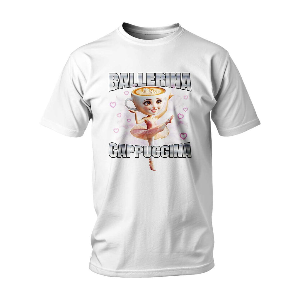 Тениска ITALIAN BRAINROT BALLERINA CAPPUCCINA HEARTS