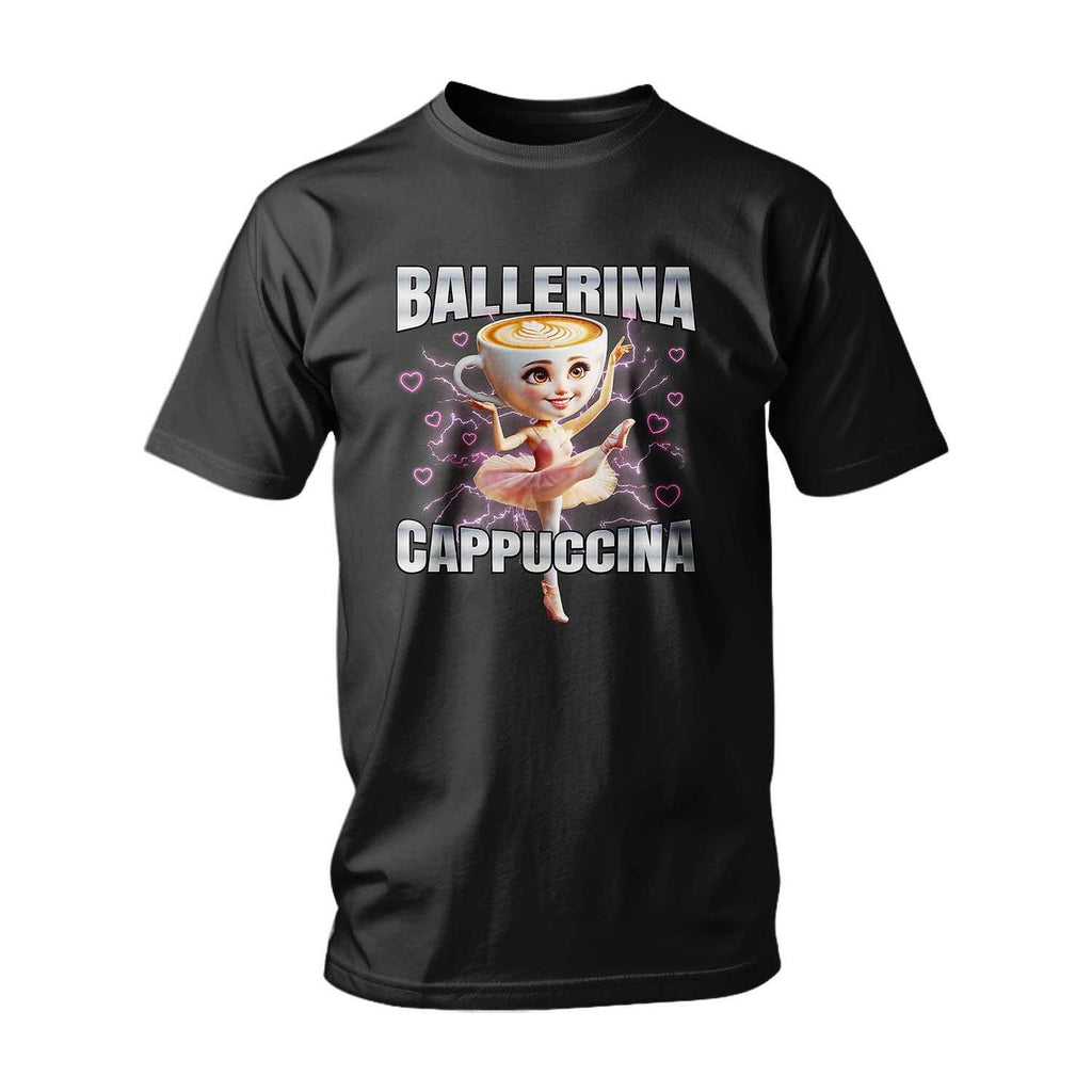 Тениска ITALIAN BRAINROT BALLERINA CAPPUCCINA HEARTS