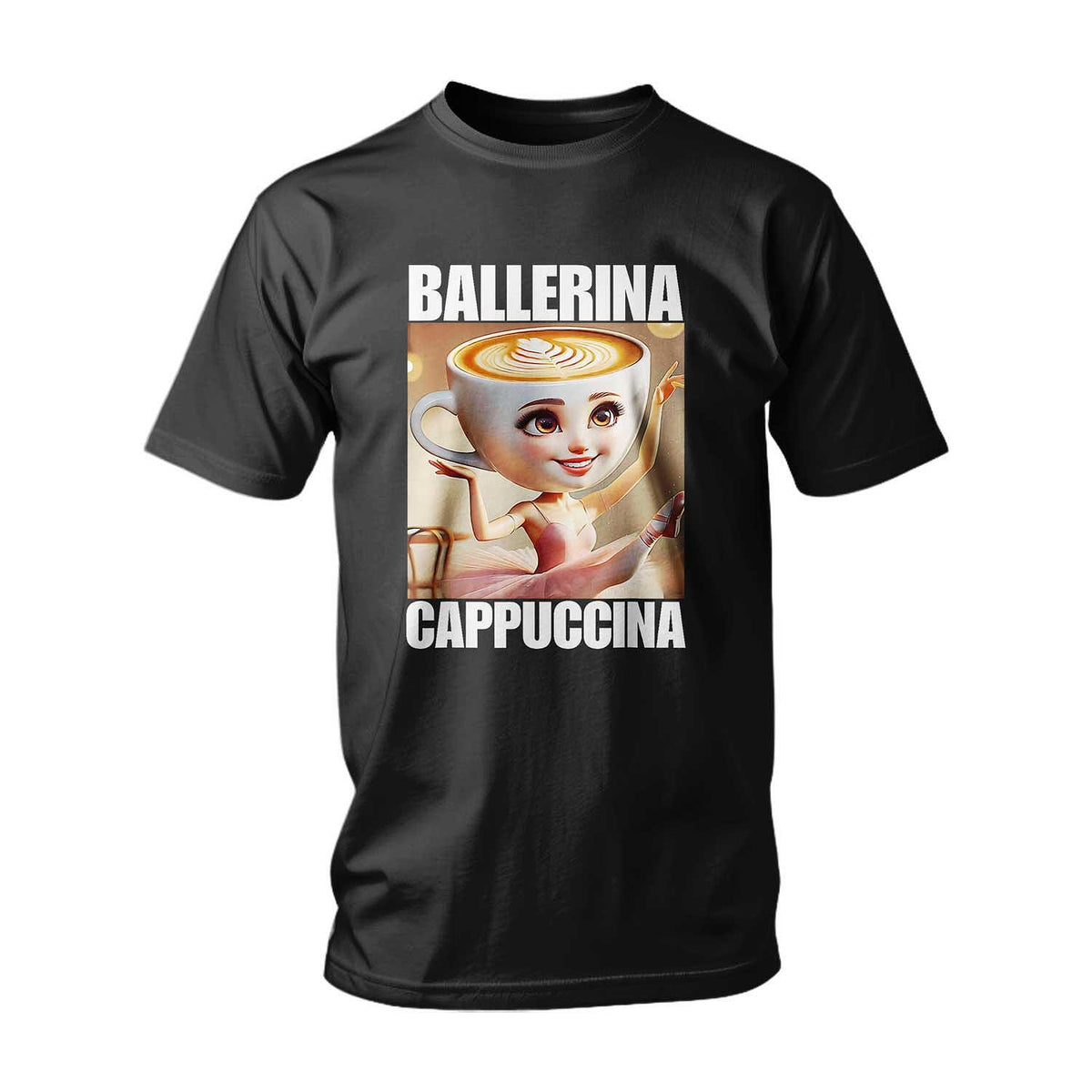 Тениска ITALIAN BRAINROT BALLERINA CAPPUCCINA