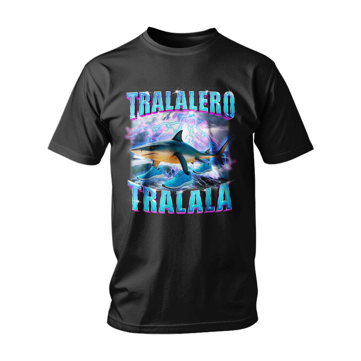 Tricou ITALIAN BRAINROT TRALALELO TRALALA PURPLE LIGHTING