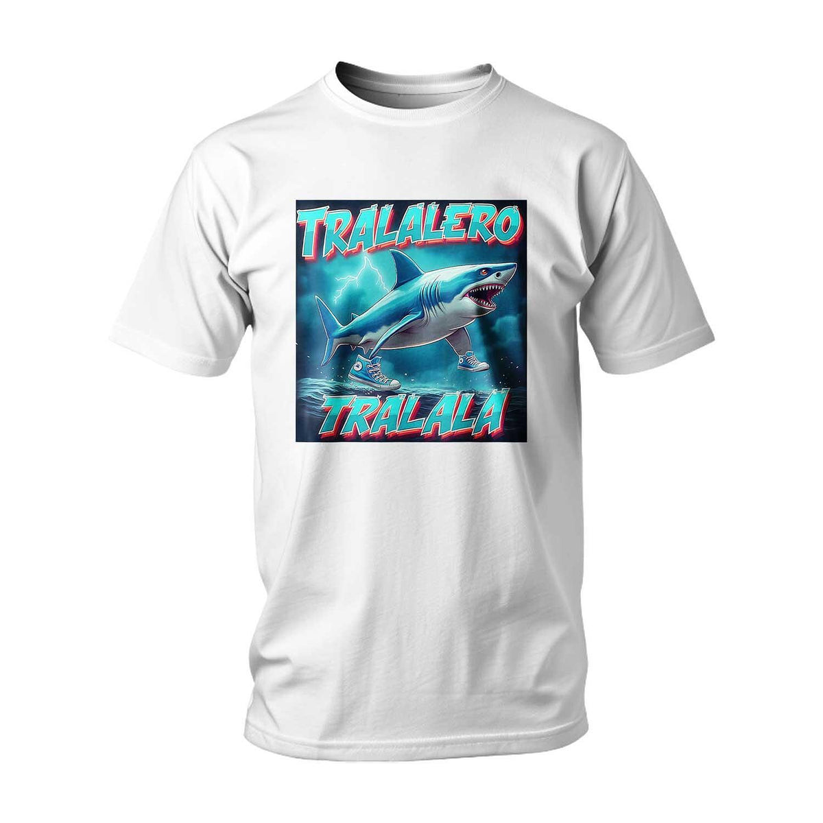 Тениска ITALIAN BRAINROT TRALALERO TRALALA SHARK THUNDERSTORM