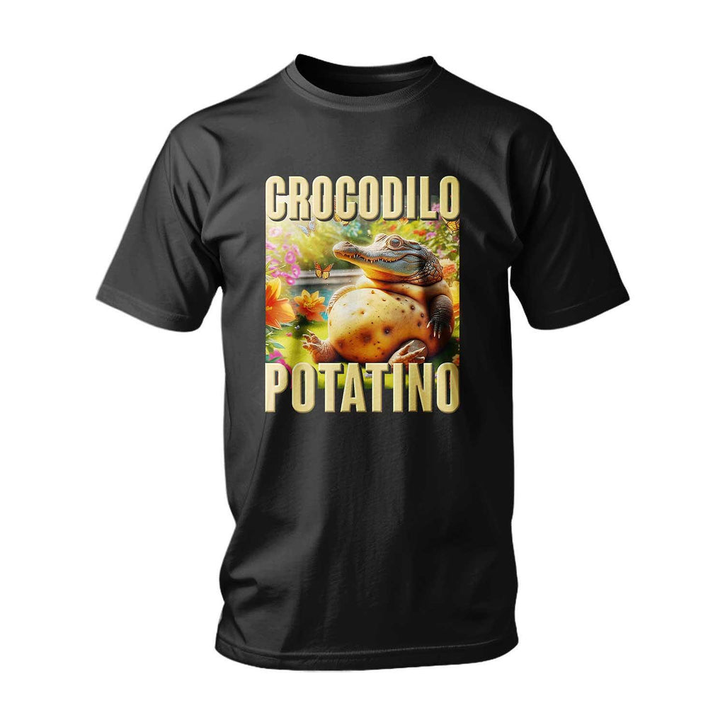 Tricou ITALIAN BRAINROT CROCODILO POTATINO
