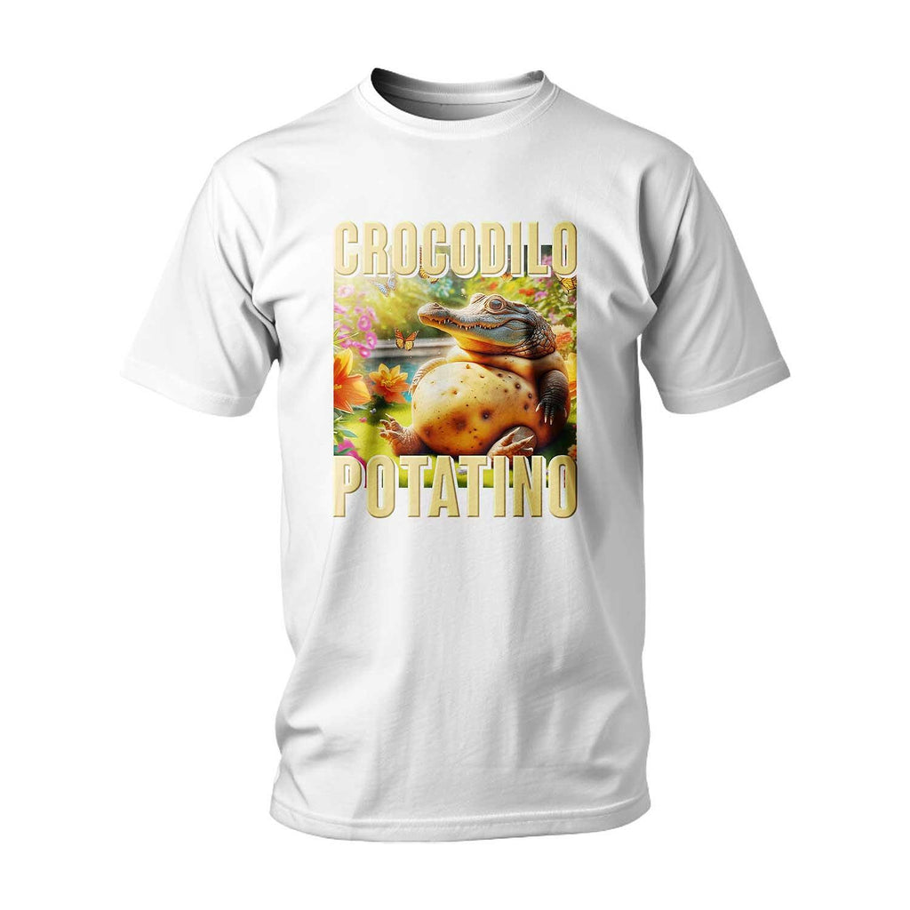 Tricou ITALIAN BRAINROT CROCODILO POTATINO