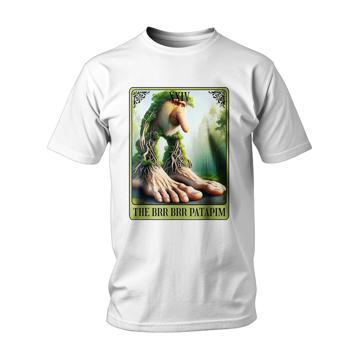 Tricou ITALIAN BRAINROT THE BRR BRR PATAPIM TAROT CARD