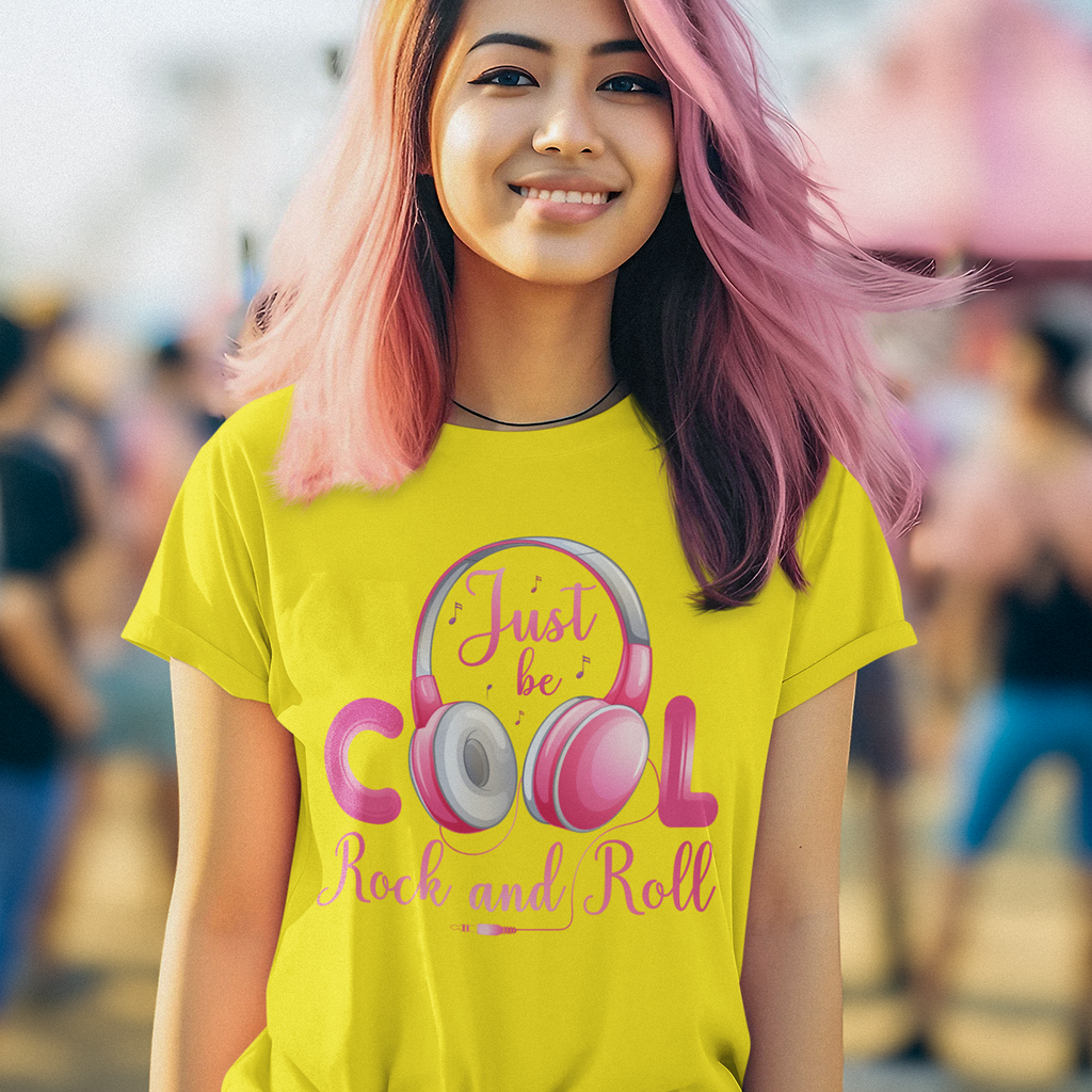 Тениска Just Be Cool Rock and Roll