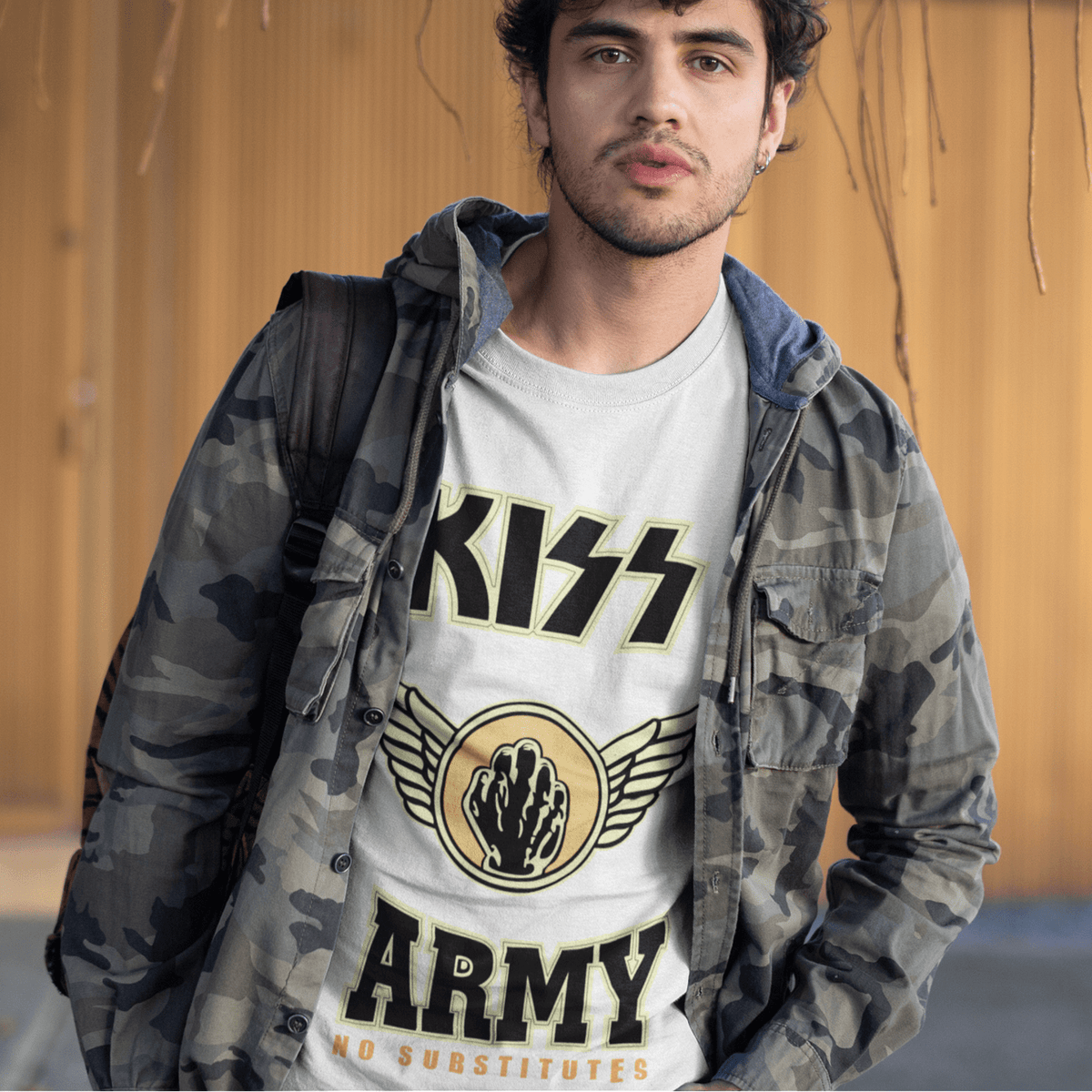 Тениска Kiss Army No Substitutes