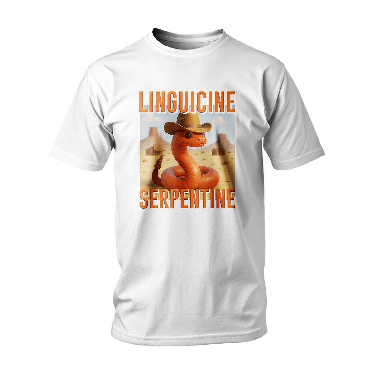 T-shirt ITALIAN BRAINROT LINGUINE SERPENTINE