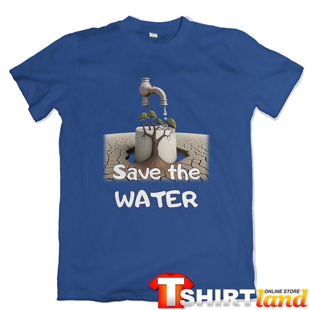 Тениска Зелена планета - "Save the Water"