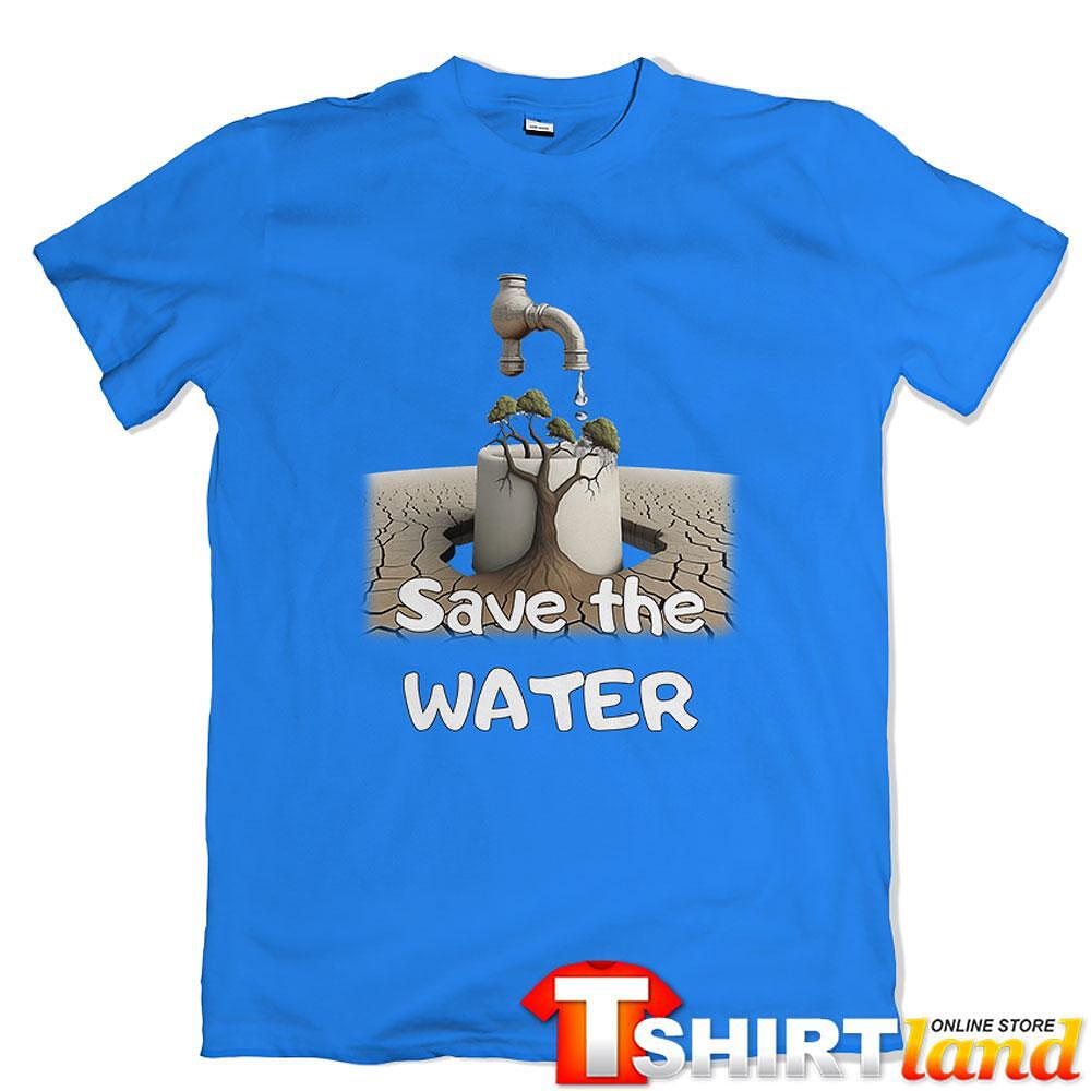Тениска Зелена планета - "Save the Water"