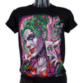 Tricou Femeie clovn malefică care râde 4D-32