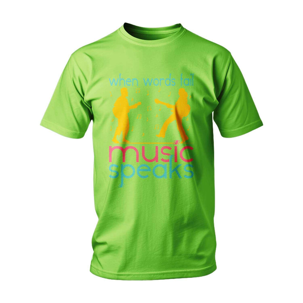 Tricou Când cuvintele eșuează, muzica vorbește