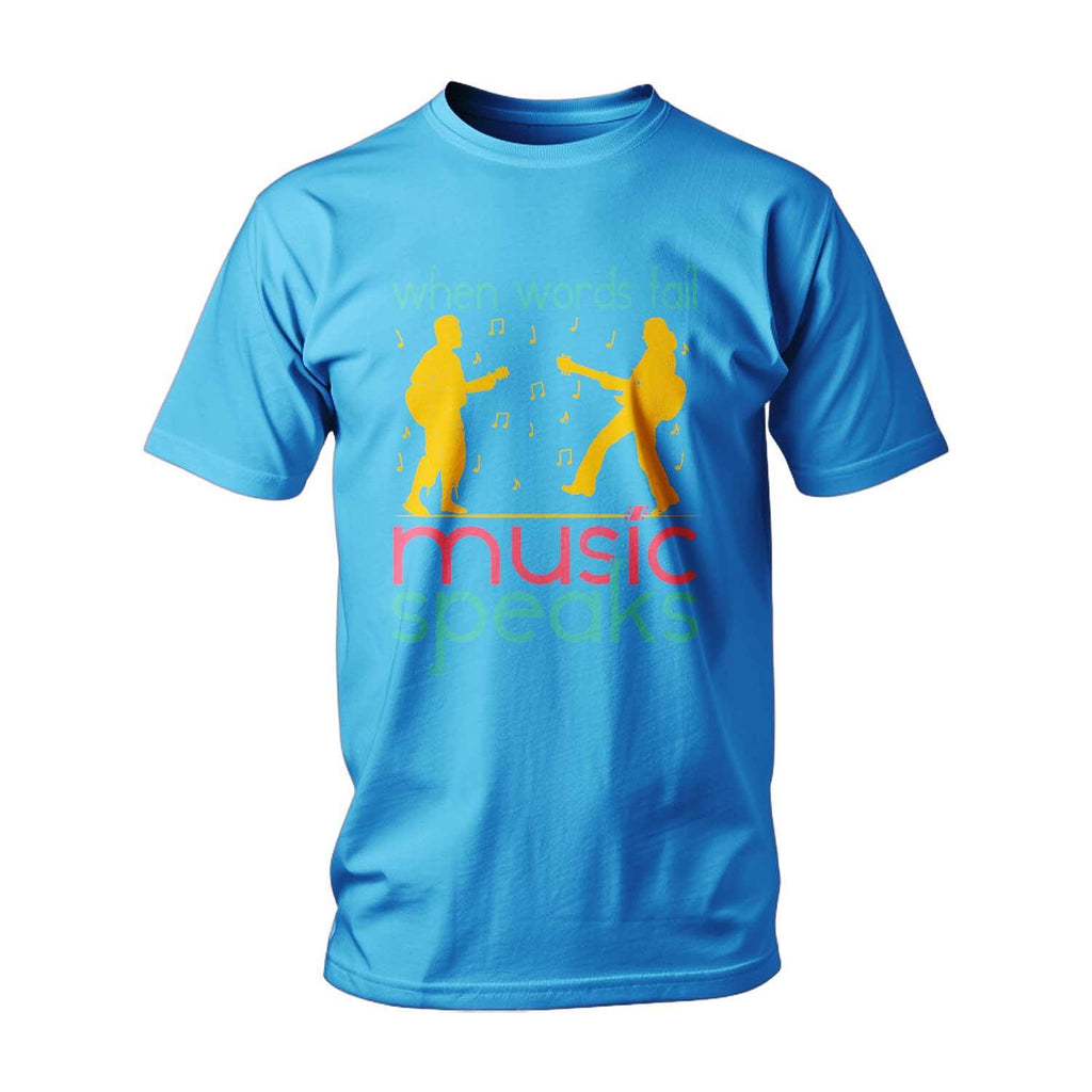 Tricou Când cuvintele eșuează, muzica vorbește