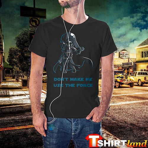 Tricou STAR WARS - Nu mă face să folosesc Forța