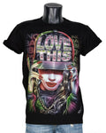 T-shirt Love This Music Girl 4D-24