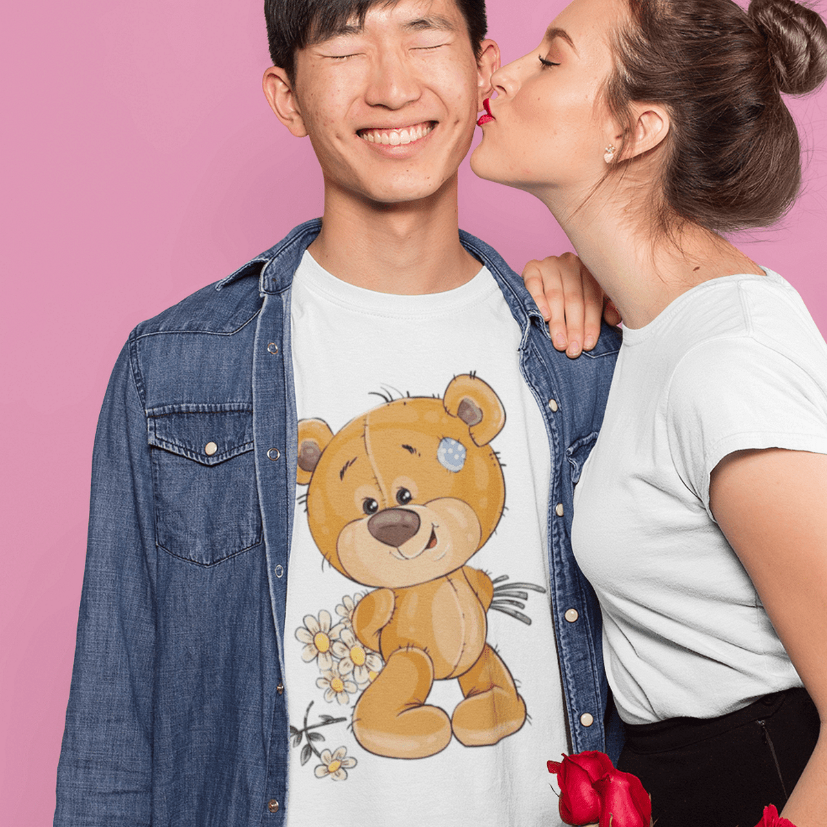 Tricou Lovely Bear Flower Boy