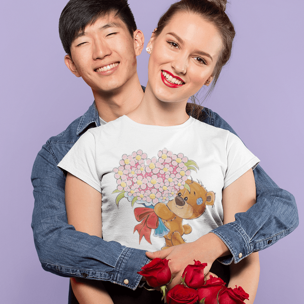 Tricou Lovely Bear Flowers For You