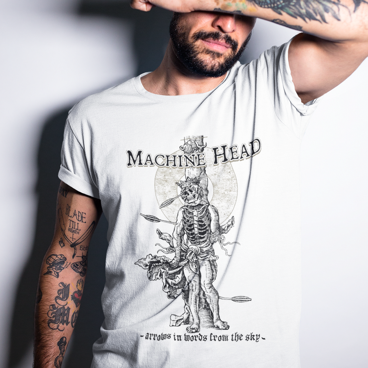 T-shirt Machine Head - Arrows In Words From The Sky
