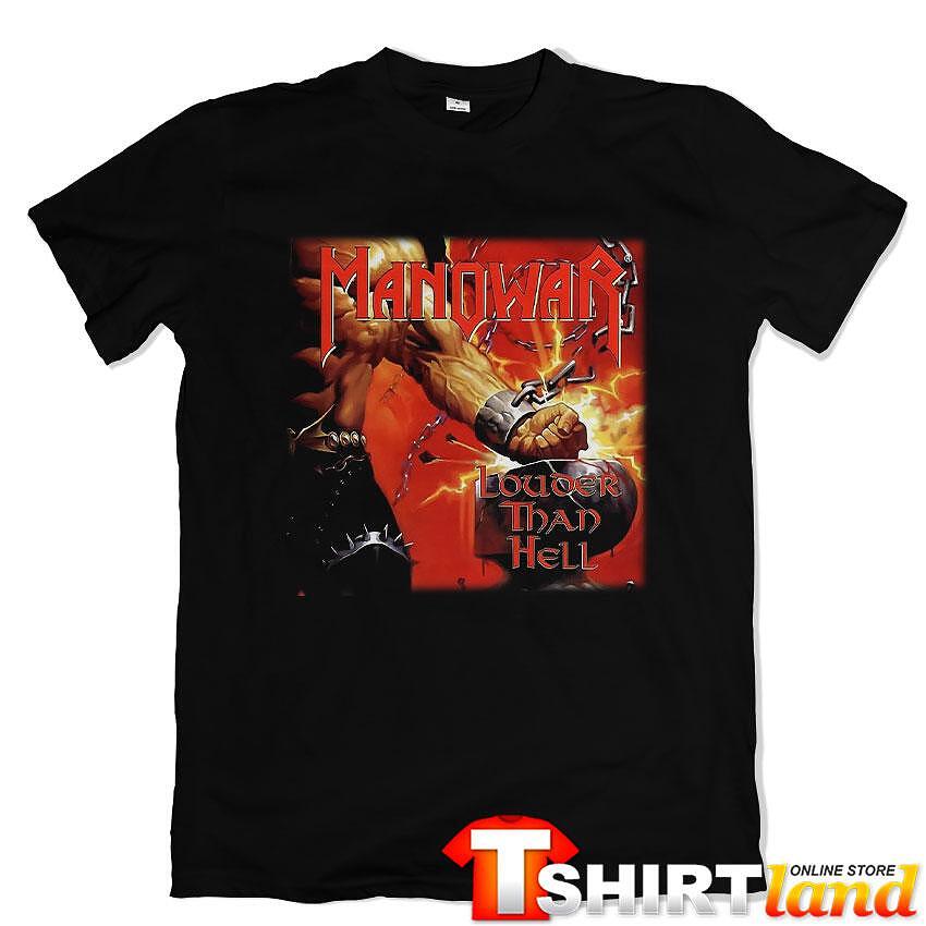 T-shirt Manowar Louder than Hell