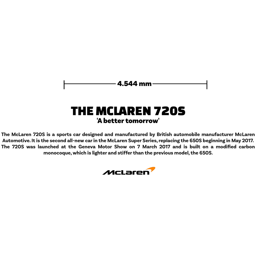 Тениска The MCLAREN 720S ORANGE