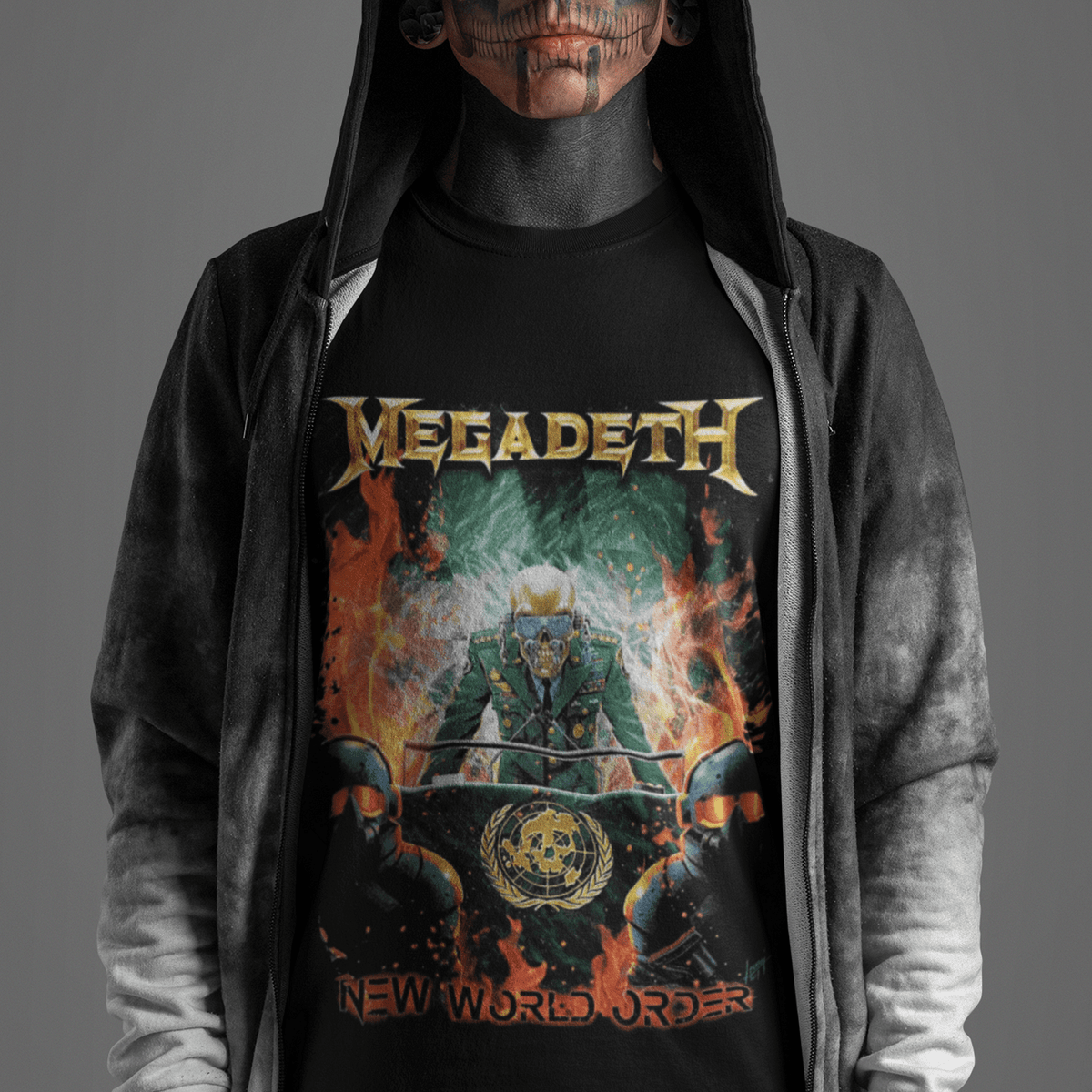 Тениска Megadeth 12 New World Order