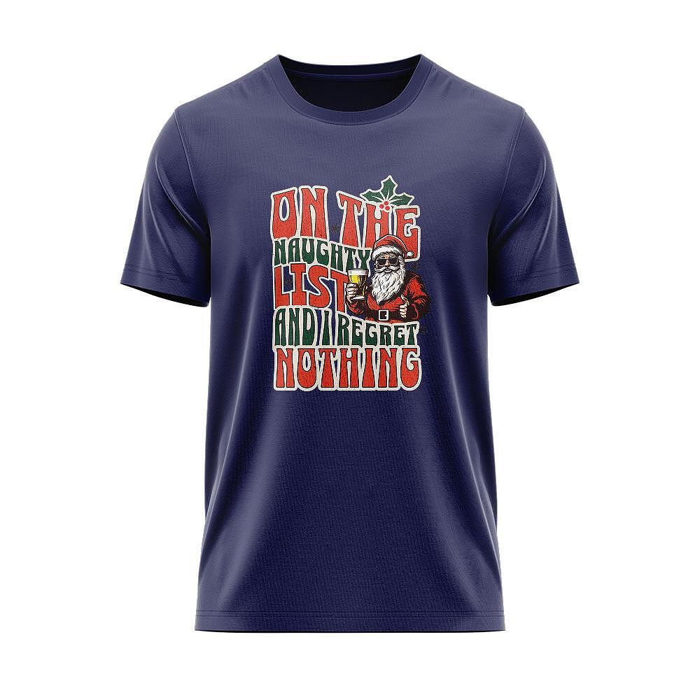 Tricou On The Naughty List and I Regret Nothing CHR_11