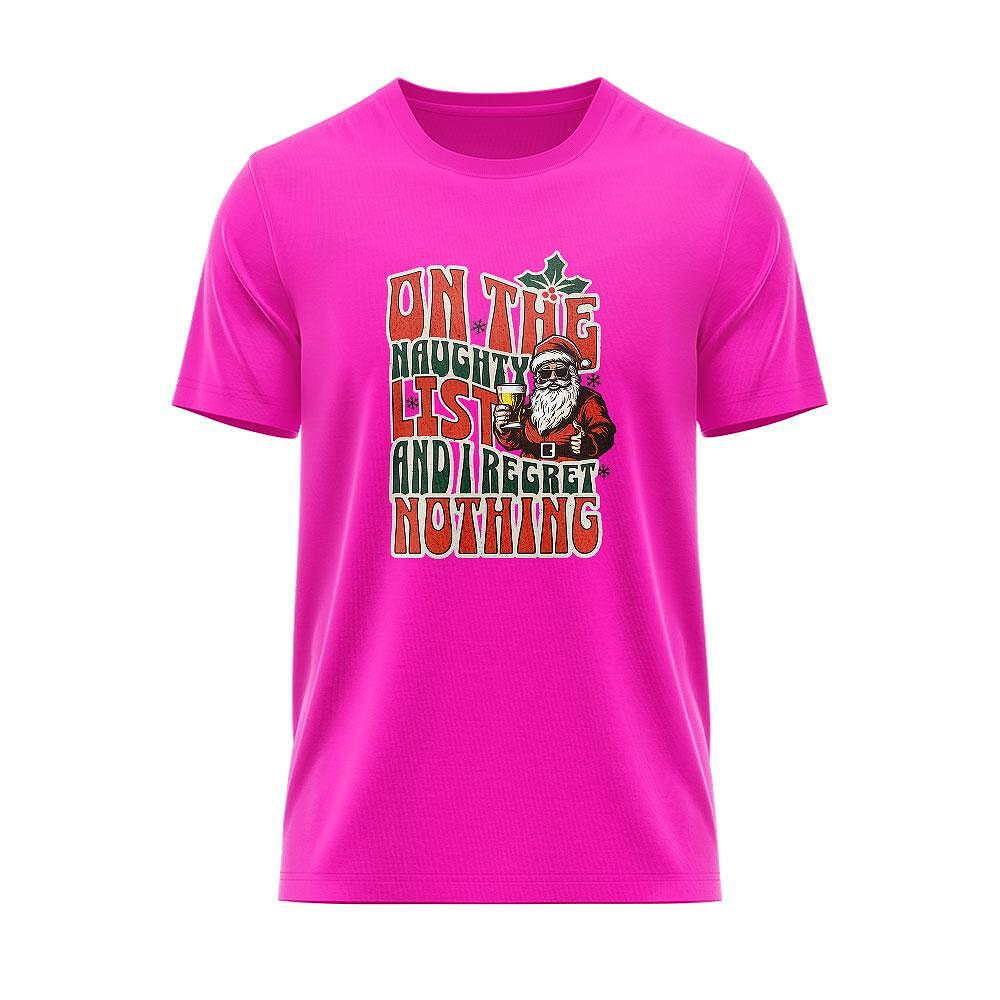 Tricou On The Naughty List and I Regret Nothing CHR_11